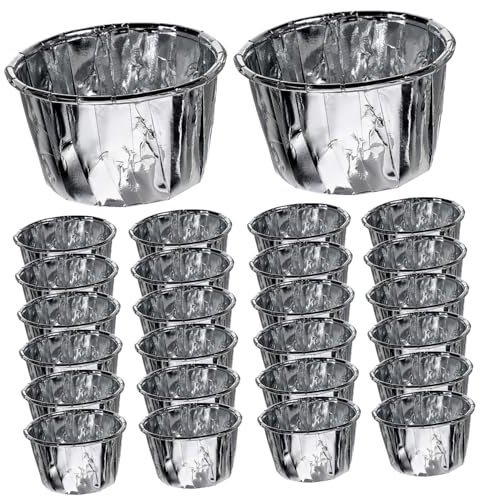 NAMOARLY 50pezzi Pirrottini Per Muffin Pirottini Usa e Getta Per Cupcake Pirottini Resistenti Alle Alte Temperature Materiali Sicuri e Pratici Per Feste e Cottura