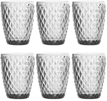 Vidrios de Levante - Set 6 Vasos Sidari de Cristal Transparente 270ml