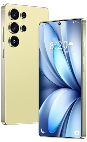 Smartphone S26 Ultra, 16 GB 1 TB, Batteria Da 8000 MAh, Android 14, Fotocamera Impermeabile Da 72 MP 108 MP, Telefono Cellulare Da Esterno Sbloccato Da 7,3 Pollici, Slot Per 3 Schede 5G NFC,Gold-7