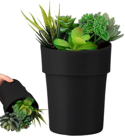 Generisch Geheimsafe – Blumentopf-Geheimbehälter – Wertsachenfach – für Garten, Wohnheim, Hof, Haustür, Eingangsbereich, Schreibtisch, Außenbereich, Innenbereich, Geld, Schlüssel