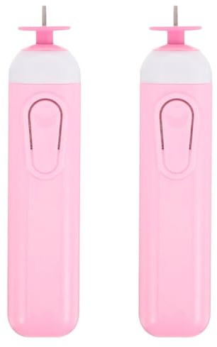 DIYEAH 2 herramientas de quilling: pluma eléctrica ranurada para quilling, ideal para manualidades con papel, herramienta automatizada para enrollar y rizar proyectos de bricolaje y decoraciones