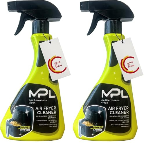 MPL® Spray Limpiador para Air Fryer 500ml - Potente Desengrasante Elimina Grasa y Suciedad, Limpieza Profunda para Freidoras de Aire - Fórmula Potente y Fácil de Usar, Limpia freidora aire cocina
