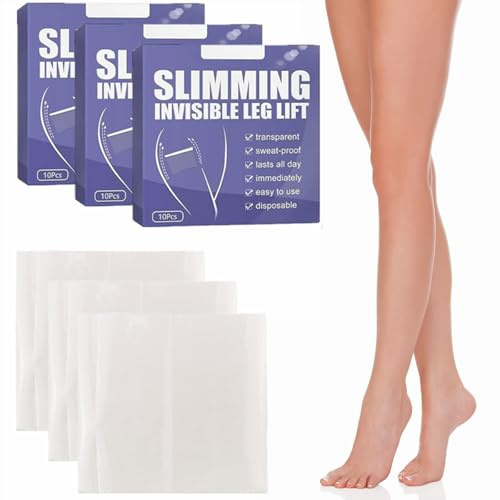 Patch Anticellulite e Serraggio della Coscia,Nastro Di Sollevamento Della Coscia,Patch di Serraggio Anti Cellulite,Contorno Modellante Corpo,Thigh Lifting Tape,Cerotto Rassodante per Gambe (30 Pezzi)