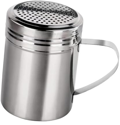 CYDZSRA Tamiz multiusos de malla fina. Ideal para todo tipo de preparaciones culinarias. Tamiz de azúcar en polvo de acero inoxidable. de harina de acero