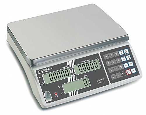 Zählwaage - Einsteigermodell ins Profi-Zählen [Kern CXB 6K0.5] Zählauflösung 30.000 Punkte, Wägebereich [Max]: 6 kg, Ablesbarkeit [d]: 0,5 g