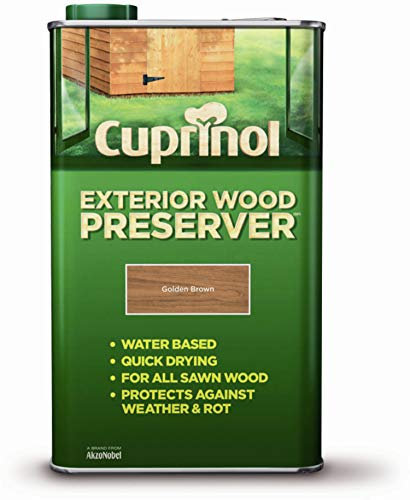 Cuprinol Exterior Wood Preservers - Golden Brown 5L