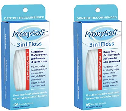 Thornton Proxysoft 3 in1 Floss Zahnseide 100 Stück Packung
