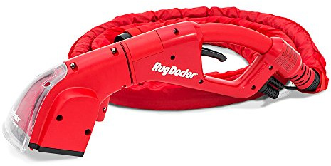Rug Doctor Pro klädselverktyg 30 cm slang, 2,3 kg fästs enkelt på rengöringsmaskin, dubbelhandsmotoriserad borstrulle, kommersiell sugkraft, professionella resultat, röd