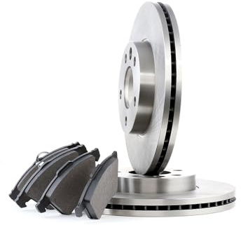 RIDEX 3405B0137 Jeu Disques et plaquettes de freins Avant avec tôle anti-bruit pour VW Touran I (1T1, 1T2)