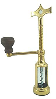 artigianatodaloise - Sacacorchos tire bouchon de latón pulido artesanía estappabotellas de palanca - Sacacorchos 1