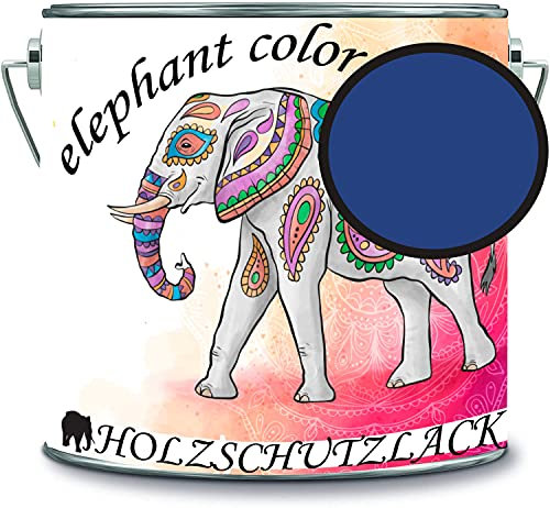 Vernice protettiva per legno per legno, resistente alle intemperie, protezione a lungo termine dalle intemperie, colore di protezione per legno RAL 5010 blu genziano // elephant color