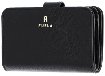 Furla Brieftasche Camelia Bi-Fold Schwarz (WP00314-ARE000-O6000-1-007), Schwarz, M, Zeitgenössisch