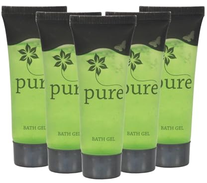 simpa 30ml Pure Bath & Shower Gel Tube Portable Hotel B&B Guest House Gym Travel Size (Box of 75)