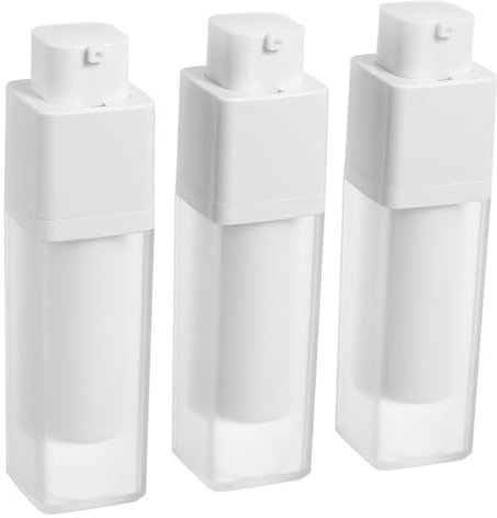 BELLIFFY 3stücke Reise Vakuum Flaschen 30ml Nachfüllbare Kosmetikflaschen Für Hautpflege Airless Lotion Spender Tragbare Sub Flaschen Für Reisen Wiederverwendbare