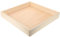 VICASKY Children's Sandbox Portable Sandbox Sand Tray for Small Toys, Wooden Beige