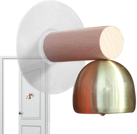 Tyinerc Carillon de Porte, Cloche de commerçant,Cloche Vintage - Carillon d'ouverture de Porte Suspendu, Cloches décoratives Uniques, Ornements pour Maison, Magasin, café, hôtel