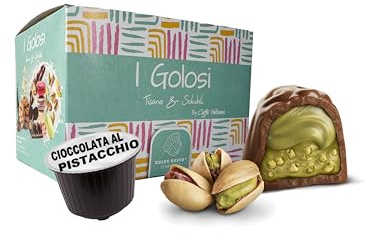 Caffè Vulcanus - 50 capsule gusto Dubai choccolate - Capsule compatibili con le macchine Nescafe* Dolce Gusto*