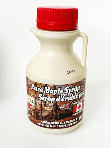Canadian Turkey Hill Maple Syrup | Amber | Grade A | Various Size | Gift Set | with Lucky Boy greetings (250ml Plastic Jug)