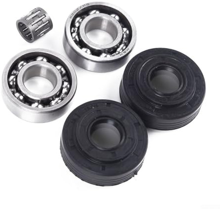 Complete Crankshaft Bearing Set and Oil Seals for Jonsered Chainsaw Maintenance