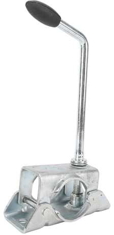 Leftwei Jack Wheel Split Clamp, Metal Trailer Wheel Prop Stands, Support Mount for 48mm / 1.89in Pipe Diameter
