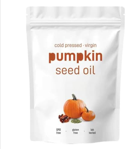 Aceite de semilla de calabaza con palma enana americana | Para hombres y mujeres. Sin OGM, sin gluten; Apoya el cabello sano y el bienestar urinario y prostático normal.
