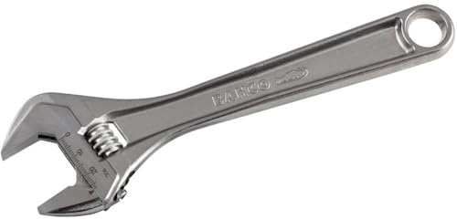 Bahco Schraubenschlüssel Rollgabelschlüssel, Metall Griff, Backenweite 30mm, / Länge 255 mm