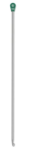 Prym Agujas de Ganchillo tunecinas de Aluminio, 30 cm, 4,50 mm, Gris, Grey, 4,5 mm