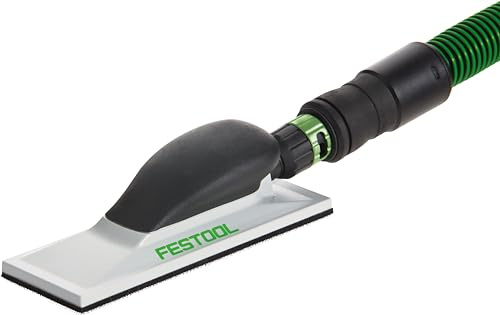 Festool Handschleifklotz HSK-A 80x200 mit Absaugung & Bypass-Adapter | Schleifklotz für Kanten, Ecken & Spachtelflächen – inkl. Schlauch-Adapter, sofort einsatzbereit