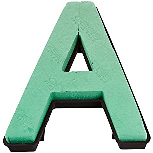 Oasis Blumenmuster Schaum Buchstaben Schnell Klammer System A-Z Erhältlich - Buchstabe A