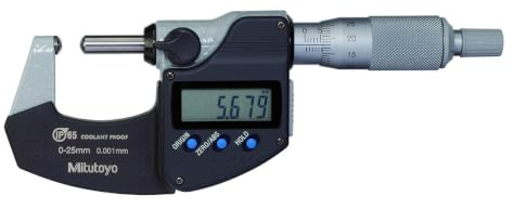 Mitutoyo Außen- Mikrometer Metrisch / ±0.002 mm | 0,001 mm, Rohrwandmessung, Datenausgang