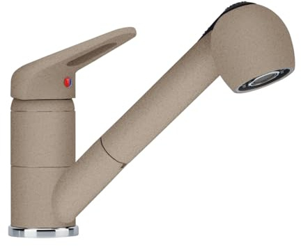 FRANKE; Robinet de cuisine Prince II Pull-out spray (115.0470.666); Couleur : cappuccino