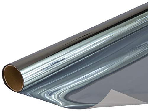 Venilia lámina de protección Solar Tintada, lámina para Ventanas Que Protege contra el Resplandor del Sol y la penetración del Calor, Incluye cúter y rascador, PVC, 1,5 m x 75 cm