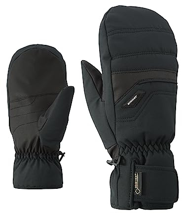 Ziener Herren GLYNDAL GTX Gore plus warm MITTEN glove ski alpine Ski-handschuhe / Wintersport | wasserdicht, atmungsaktiv, schwarz (black), 9