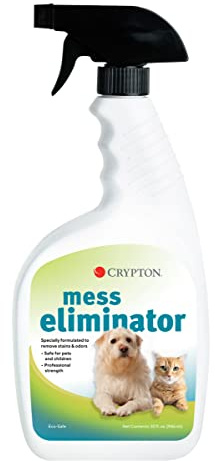 Crypton Mess Eliminator is a Natural Cleaner for Removing pet Stains (32 fl. oz)
