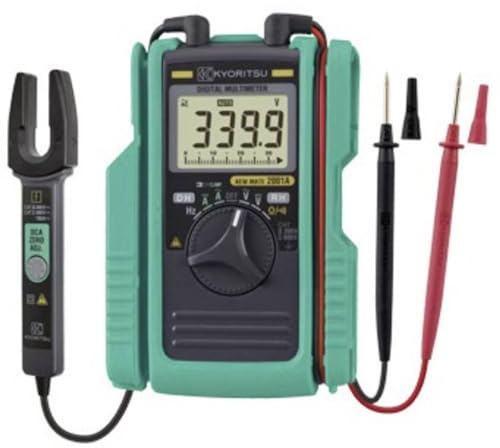 Kyoritsu KEW Mate 2001A Handheld Multimeter, Current Clamp Digital CAT II 600 V, CAT III 300 V Display (Coun