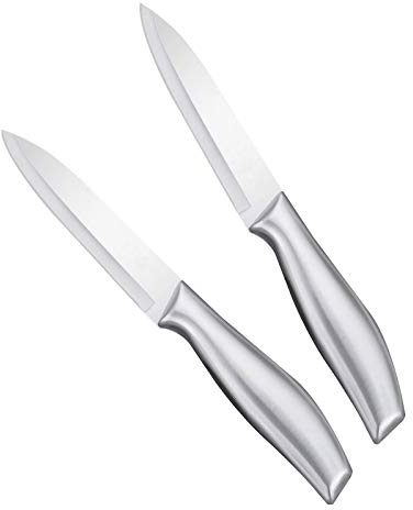 Stainless Steel Fruit Knife, 2 Small Kitchen Knife, Sharp Blade, Integrated Stainless Steel Blade, Comfortable Handle, Exquisite Appearance, Suitable for Most Vegetables and Fruits