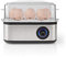 Ex-Pro Compact Electric Egg Cooker Boiler Poacher, 500W, for up to 8 Eggs - Silver