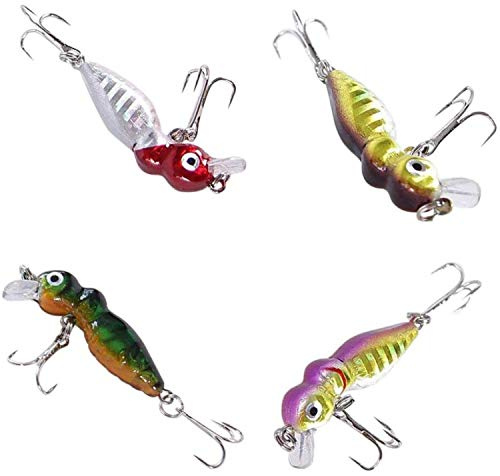 10x Wobbler 4,5cm. Insekten Imitation, auf Forelle und Barsch Fisch-10xLKA013