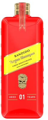 Bandido Men ArganShampoo 350 ml | Olio di Argan estremamente detergente e nutriente | idrata | Shampoo per la cura dei capelli da uomo