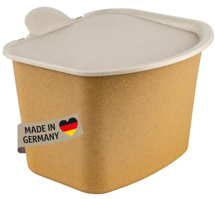 Koziol BIBO Biomülleimer 3 l mit Deckel Küchenabfalleimer Komposteimer | robust, langlebig, kompakt, spülmaschinengeeignet, Made in Germany
