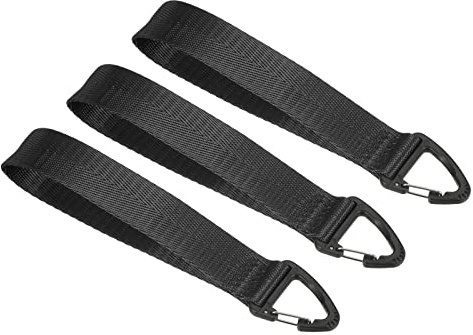 PATIKIL Polso Cordino per Chiavi, 3pz Polsino Cinghia Portachiavi Mano Polso Cordini Portachiavi Chiave Catena Supporto per Esterni, Nero