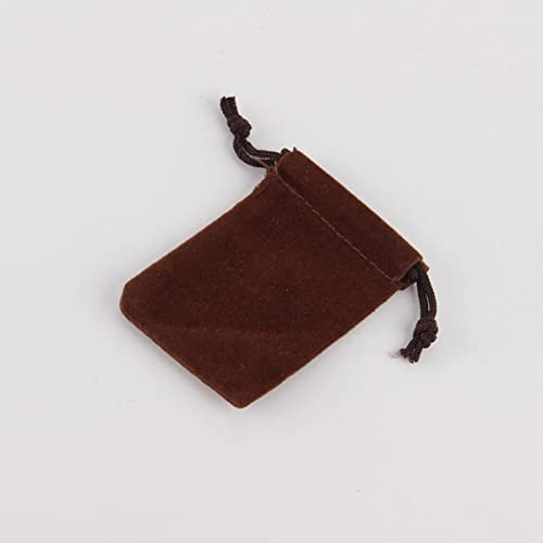 EPASHA Schmuckbeutel, Schmuckbeutel, Schmuck-Samtbeutel mit Kordelzug, weiches Stoffpaket for Hochzeitsfeier, Geschenk, große Staubbeutel, Logo, personalisierbar, Rot, 30 x 45 cm (Color : Auburn)