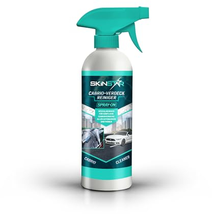 SkinStar Nettoyant pour capote de cabriolet - 500 ml - Spray nettoyant pour cabriolet