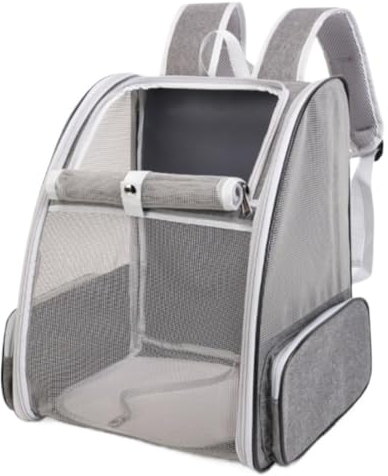 RUVOO Katzenbox Transporttasche Katze Haustiertragerucksack Für Kleine Katzen Und Hunde, Faltbare Katzentragerucksäcke, Hunderucksackträger Transportbox Katze(Color:C)