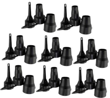 Sosoport 8pcs Inflatable Nozzles Pump Attachments for Air Mattress Pool Toys and Floats Easy Install Fast Inflation Multiple