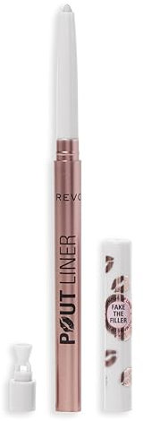 Revolution Beauty, Matita Labbra Volumizzante Pout Bomb, Lunga Tenuta con Acido Ialuronico & Vitamina E, Vegano & Senza Crudeltà, Trasparente