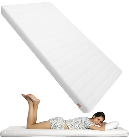Bella Toys&More Colchón 70 x 160 cm de espuma fría HR+ – 14 cm de altura – Funda hipoalergénica y lavable – Bebé, niño pequeño, preescolar, dureza media, ligero y duradero, transpirable y ergonómico