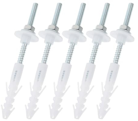 Viti di Montaggio per Lavabo in Acciaio Inox, 5 Set
