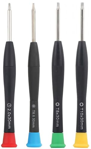 T6 T8H T10H Tournevis de sécurité Torx PH00 Tournevis Phillips compatible avec Xbox One Series S X Kit d'outils de réparation