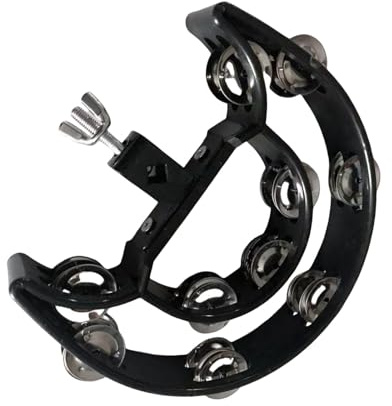 ＡＷＨＡＯ Hi Hat Tamburin Handglocke Rassel Montierbar Musik Rhythmus Tamburin Hand